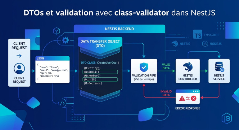 DTOs et validation avec class-validator dans NestJS