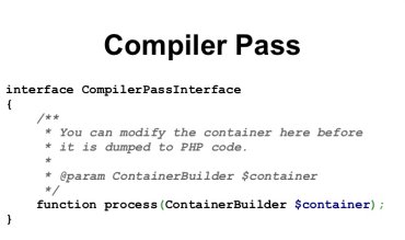 Utilisation du CompilerPass