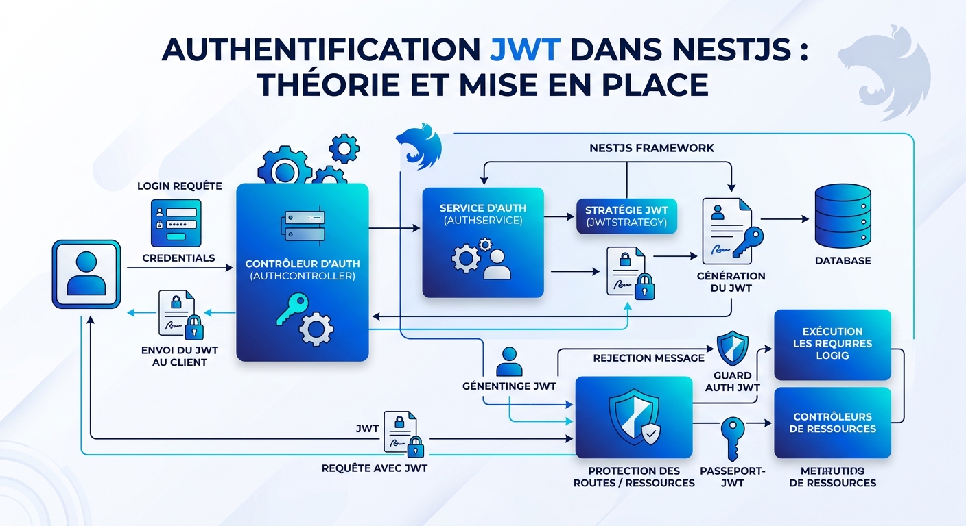Authentification JWT dans NestJS : théorie et mise en place
