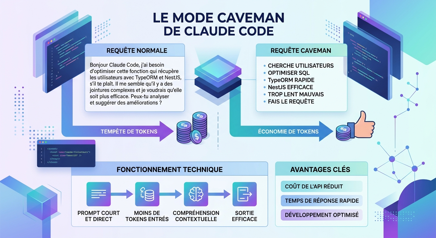 Le mode Caveman de Claude Code : parler comme un homme des cavernes pour diviser sa facture de tokens